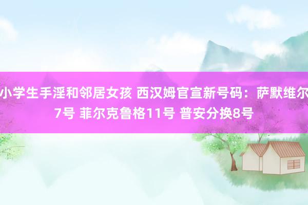 小学生手淫和邻居女孩 西汉姆官宣新号码：萨默维尔7号 菲尔克鲁格11号 普安分换8号