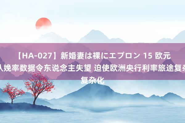 【HA-027】新婚妻は裸にエプロン 15 欧元辩认娩率数据令东说念主失望 迫使欧洲央行利率旅途复杂化