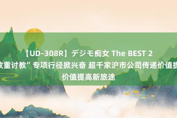 【UD-308R】デジモ痴女 The BEST 2 “提质增效重讨教”专项行径掀兴奋 超千家沪市公司传递价值提高新旅途